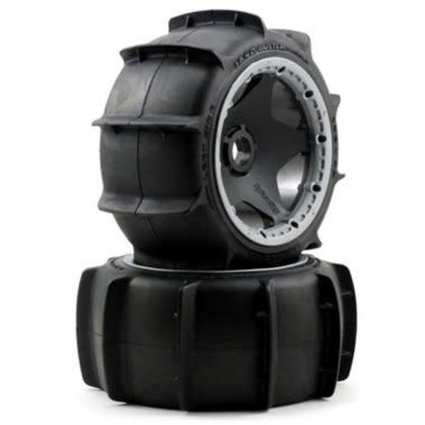 HPI Mounted Sand Buster Paddle Tire M Compound - Baja 5B