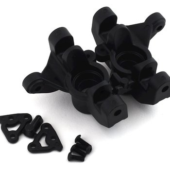 RPM RPM Losi Super Rock Rey Front Spindle Set (Black) (2)
