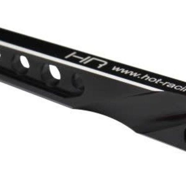 HOT RACING Alum Rear Chassis Brace: (Black): LP Talion 143mm