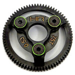 HOT RACING STE875 Tg Green Steel Spur Gear 48P 75T Slash