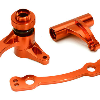 Integy Billet Machined Alloy Steering Bell Crank Set for Arrma 1/8 Kraton 6S BLX