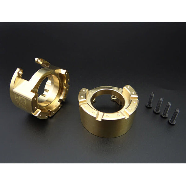 HOT RACING Hot Racing Brass Heavy Metal Knuckle Weight: TRX 4, HRATRXF21HKW