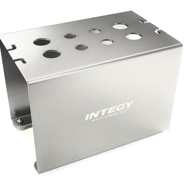 Integy Aluminum Alloy Off-Road Car Stand Workstation for 1/10 & 1/8 Size(170x110x125mm) C27284SILVER