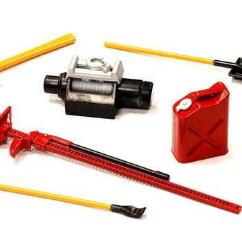 Integy Scale Tools & Accessory 6pcs, Assortment #1 for Scalers & Rock Crawlers C24149