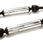 Integy Dual Joint Telescopic Rear Drive Shafts for TRX 1/10 Stampede 4X4 & Slash 4x4 C26505SILVER