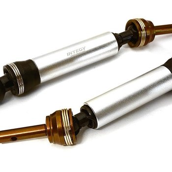 Integy Telescopic Rear Universal Drive Shaft (2) for 1/10 Slash 4X4 & Stampede 4X4 C28406SILVER