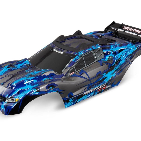 Traxxas BODY, RUSTLER 4X4 VXL, SILVER