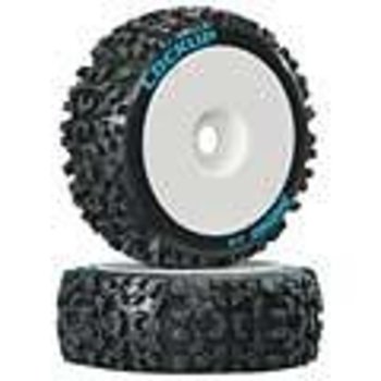 DuraTrax LOCKUP BUGGY TIRE C2 MTD WHT(2