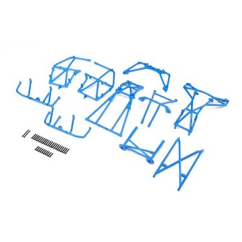 LOSI Cage Set Complete, Blue: LMT