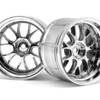 HPI LP35 LM-R Wheel, 9mm OffSet, Chrome, (2pcs)
