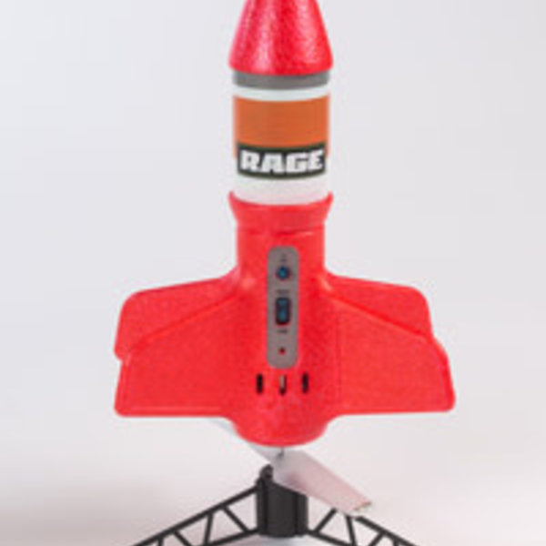 Rage R/C Spinner Missile X - Red Electric Free-Flight Rocket