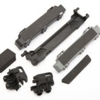 Traxxas Battery hold-down/ mounts (front & rear)/ battery compartment spacers/ foam pads