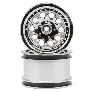 RPM RPM Revolver 2.2" Rock Crawler Wheels (2) (Chrome) (Narrow Wheelbase)