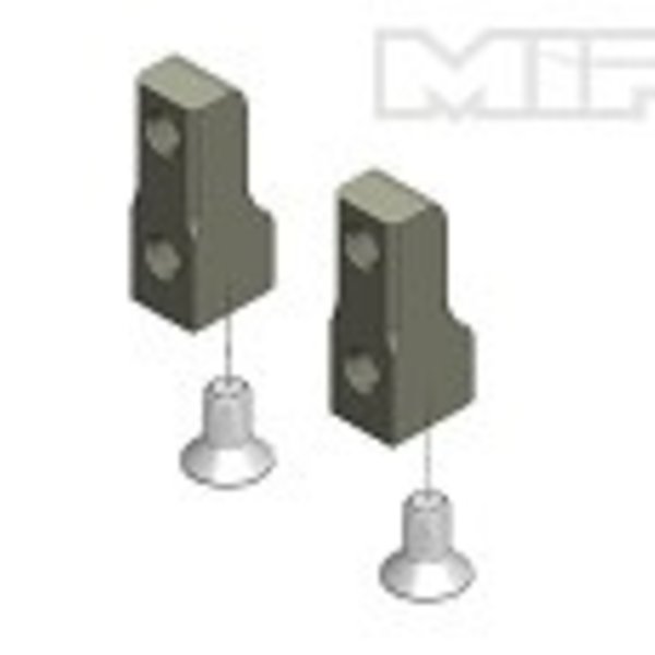 MIP - Moore's Ideal Products MIP #18015 - 13.5 Pro4mance Chassis, Laydown Servo Mount, Tekno EB410 (2) $11.00
