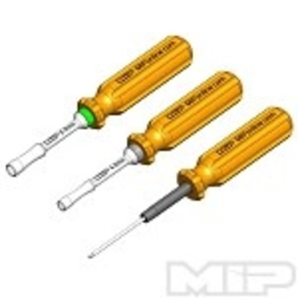 MIP - Moore's Ideal Products #9518 - MIP Losi Mini-T/B 2.0 Series Wrench Set, Metric (3), 4.0mm, 5.5mm Nut Driver & 1.5mm Hex