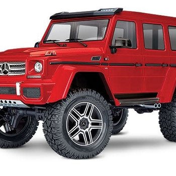 Traxxas TRX-4 Scale and Trail Crawler with Mercedes-Benz G 500 4x4_ Body: 1/10 Scale 4WD Electric Trail Truck. Ready-to-Drive with TQi Traxxas Link Enabled 2.4GHz Radio System, XL-5 HV ESC (fwd/rev), and Titan 550 motor.