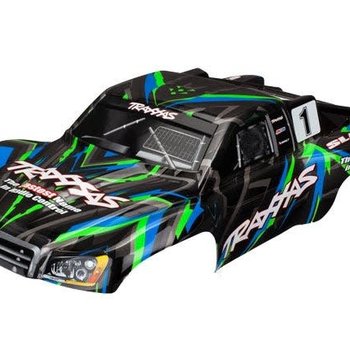 Traxxas Body, Slash 4X4, green (painted, decals applied)