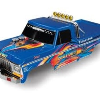 Traxxas Body, Bigfoot® No. 1, blue-x, Officially Licensed replica (painted, decals applied)