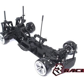 Sakura 3RACING Sakura D4 1/10 Drift Car(RWD - Sport Black edition)- Pre-assembled KIT-D4ARWDS/BK