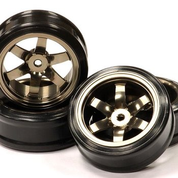 Integy Billet Machined Alloy 6 Spoke Wheel +3 offset