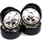 Integy Type I Complete Wheel & Tire Set (4) for Drift Racing C23238