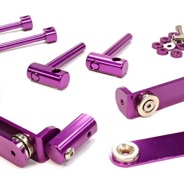 Integy Magnetic Force Type Body Mount Set for 1/10 Drift & Touring Car C25880PURPLE