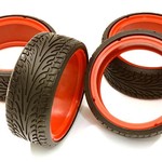 Integy Replacement Drift Tire Set (4) for C24791 thru C24798 Type Alloy Wheel