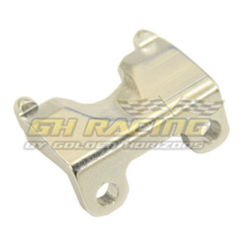 GH RACING GOLDEN HORIZON ALUM REAR SHOCK MOUNT SILVER 1/16 E-REVO