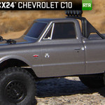 SCX24 1967 Chevrolet C10 1/24 4WD-RTR Silver incl. lwr 48 ship