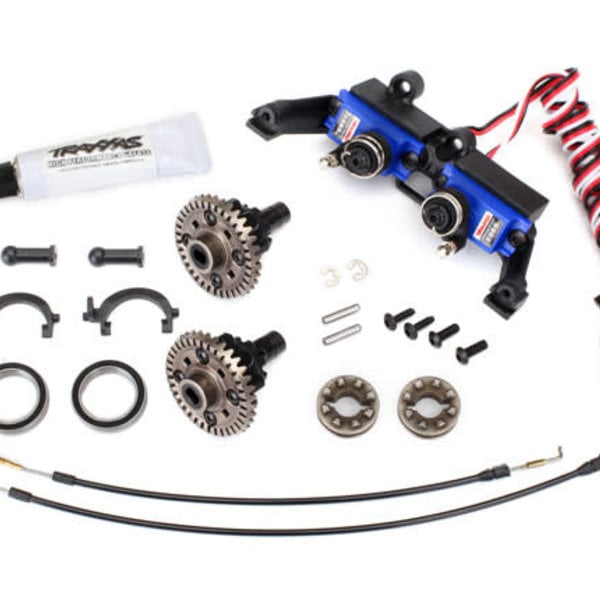 Traxxas 8195 - Differential, locking, front and rear (assembled) (includes T-Lock cables and servo)