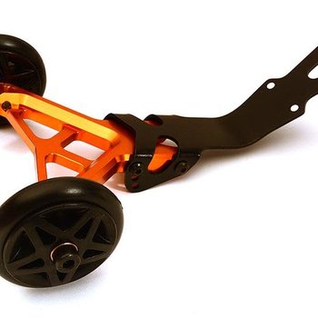 Integy Billet Machined Wheelie Bar for Traxxas 1/10 Rustler 4X4 C28689ORANGE