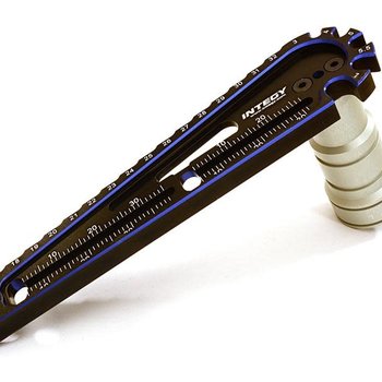 Integy Multipurpose Gauge & Hex Socket Wrench for 17mm Hex Wheel Nut C27646BLUE