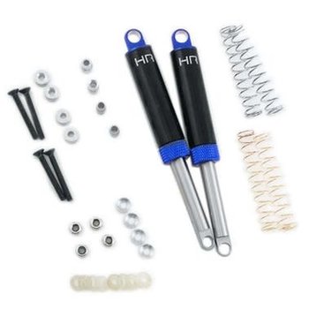 HOT RACING Blue Internal Spring Air Shocks 100mm