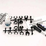 Traxxas 3760 - Ultra Shocks (black) (long) (complete w/ spring pre-load spacers & springs) (front) (2)