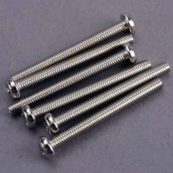 Traxxas 2572 - Screws, 3x30mm roundhead machine (6)