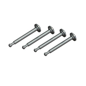 arrma Shock Mount Pin 3x33mm Silver (4)