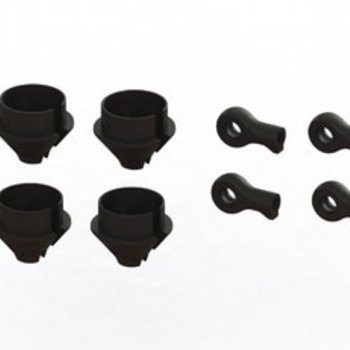 arrma HD Shock Rod End and Spring Cup Set (2 Pairs)