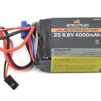 Spektrum 4000mAh 2S 6.6V Li-Fe Receiver Battery