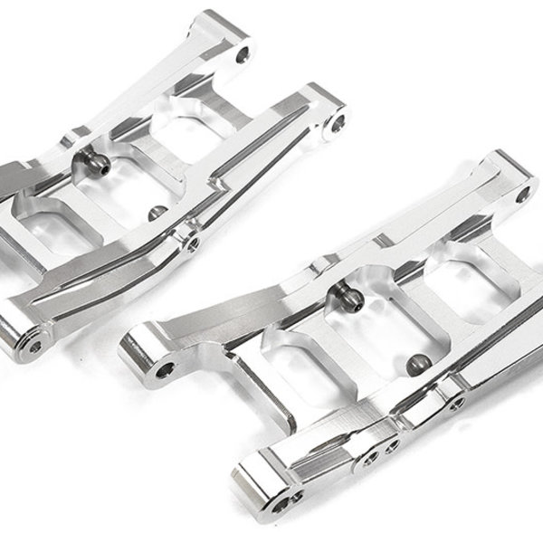 Integy Billet Machined Alloy Rear Suspension Arms for Associated DR10 Drag Race Car RTR C29612SILVER New Item