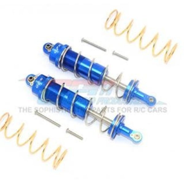 GPM GPM RACING TRAXXAS MAXX BLUE ALUMINUM FRONT/REAR 125MM SHOCK SET TXMS125F/R-B-S