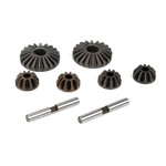 LOSI Differential Gear & Shaft Set: 8B, 8T, 8X, 8XE
