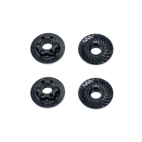ASSOCIATED Factory Team M4 Low Profile Wheel Nuts, Black