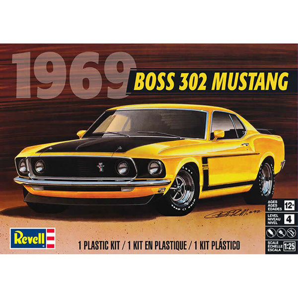 revell 1/25 '69 Boss 302 Mustang