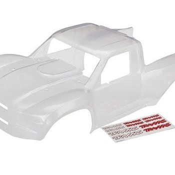 Traxxas Body, Desert Racer® (clear, trimmed, requires painting)/ decal sheet