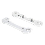 LOSI Rear Hinge Pin Braces, Aluminum, Silver(2): MTXL