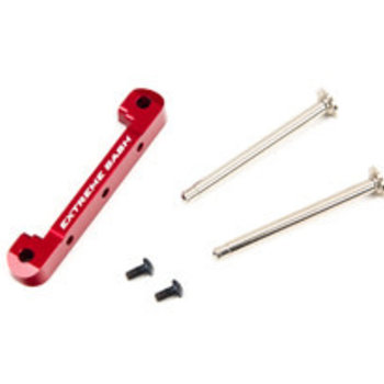 arrma Front Upper Suspension Mount CNC Aluminum Red