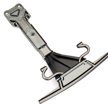 Traxxas Skidplate, front (plastic) (satin black chrome-plated)