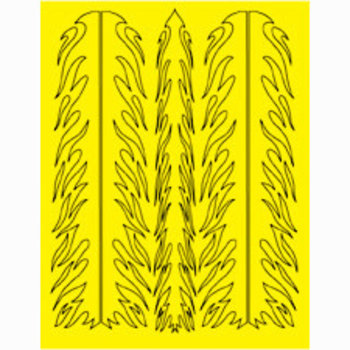 Paint Mask,Flame Stripes