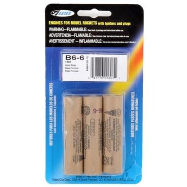 Estes B6-4 Model Rocket Engines (3pk)