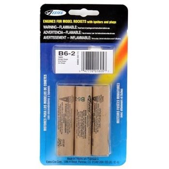 Estes B6-2 Model Rocket Engines (3pk)